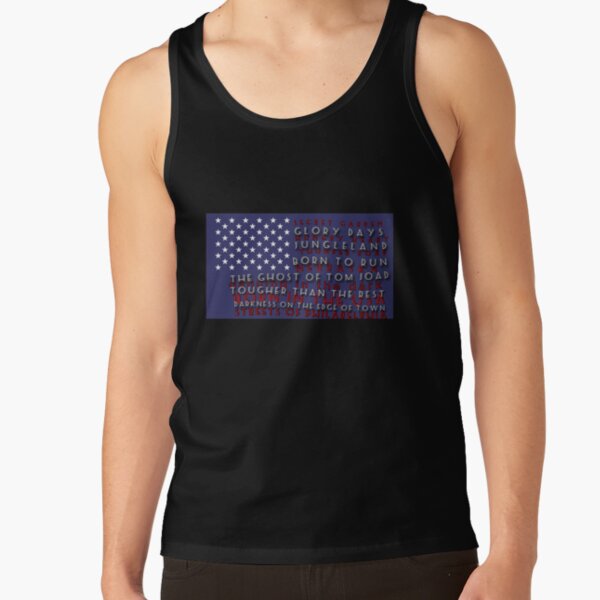 Bruce Springsteen Flag Tank Top RB1608 product Offical bruce springsteen Merch