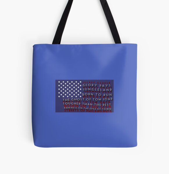 Bruce Springsteen Flag All Over Print Tote Bag RB1608 product Offical bruce springsteen Merch
