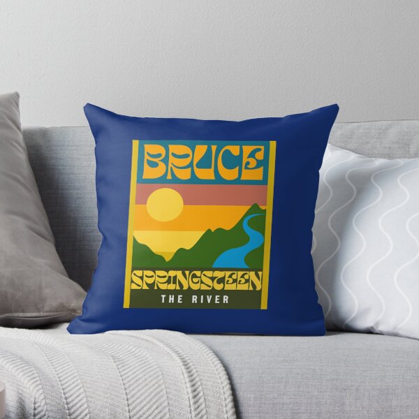 Bruce Springsteen The River Throw Pillow RB1608 product Offical bruce springsteen Merch